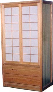Shoji Door Cabinet